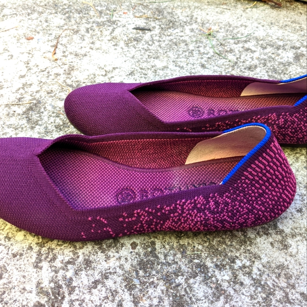 Rothys flats size 8 purple